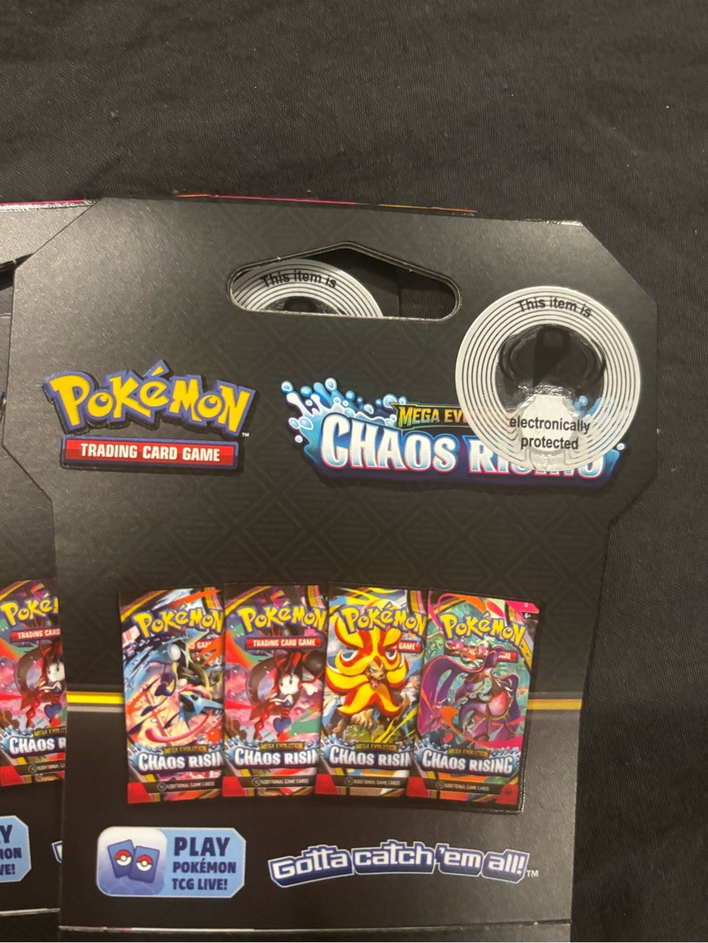 Pokémon Chaos Rising Sealed Booster Pack Lot x4 | SV TCG New Unopened - Picture 8 of 8